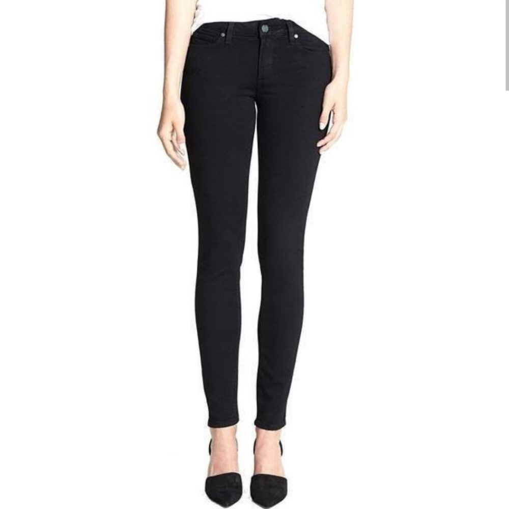 Vintage Original Lip Service Black Stretch Denim Womens Skinny Jeans Size 26